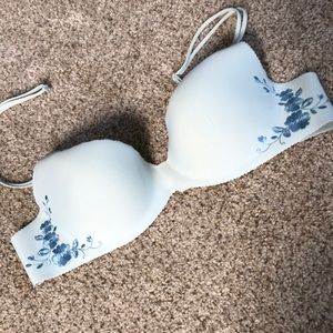 Soft blue bra